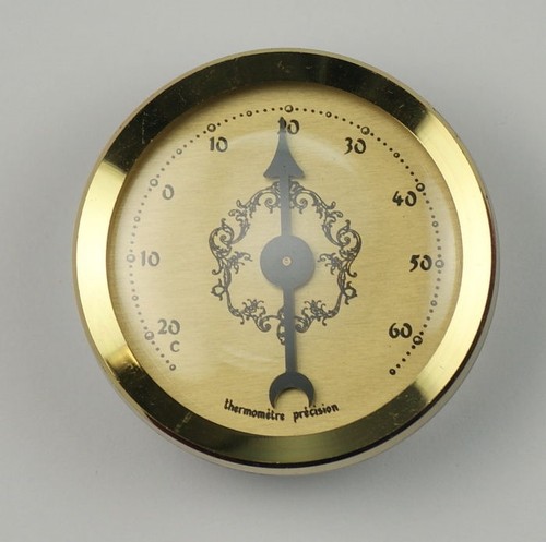 Small thermometer insert - insert, gilt