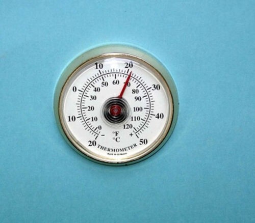 50mm gold plastic thermometer - 50mm,