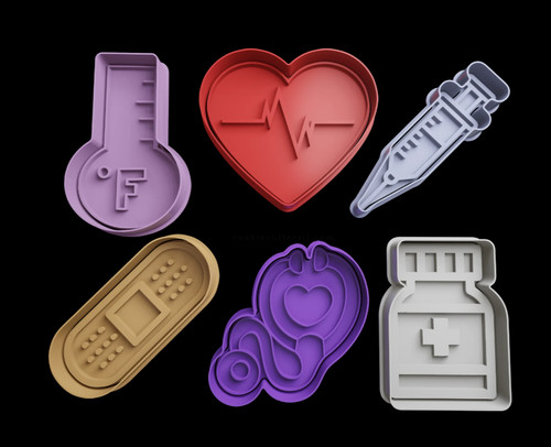 Medicine cookie cutters - , +
